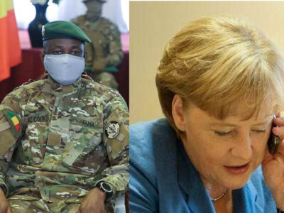 Mali : Le président Assimi Goïta s’est entretenu avec Angela Merkel